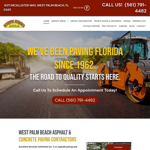 Sunshine Services Unlimited, Inc website screenshot