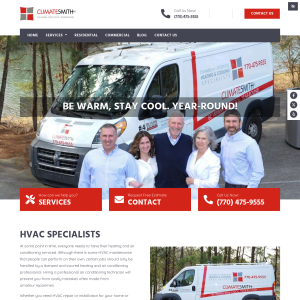 ClimateSmith LLC website screenshot