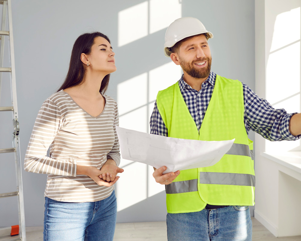 contractor with a new client