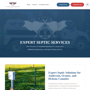 Standup Septic Solutions website screenshot